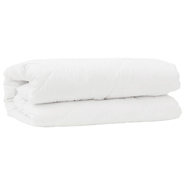 vidaXL Dekbed Set met kussen 2 pcs Wit Microfibre