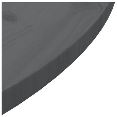 leerling pijpleiding Bovenstaande vidaXL Tafelblad Ø80x2,5 cm massief grenenhout grijs online kopen |  vidaXL.be