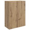 vidaXL Wandkast 66 x 34,5 x 90 cm Bewerkt hout Artisanaal eiken