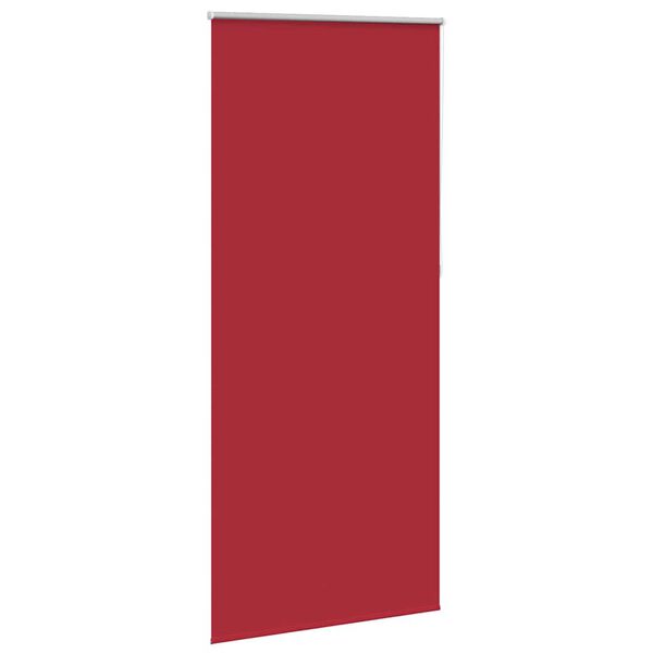 vidaXL Rolgordijn verduisterend 84,4 x 230 cm stofbreedte 80 cm rood