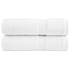 vidaXL Handdoeken SOLUND 2 st 600 g/m&sup2; 50x100 cm wit