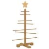 vidaXL Houten kerstboom Bruin 75 cm Bamboe