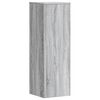 vidaXL Plantenstandaards 2 st 33x33x100 cm bewerkt hout grijs sonoma
