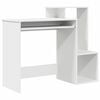 vidaXL Bureau Wit Bewerkt hout 106 x 41 x 88.5 cm
