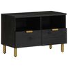 vidaXL Tv-meubel 70x33x46 cm bewerkt hout zwart