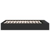 vidaXL Bedframe bewerkt hout zwart 120x190 cm