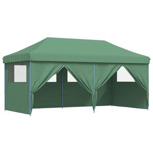 vidaXL Partytent 292 x 580 x 315 cm Groen Oxford Stof