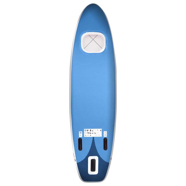 vidaXL Stand Up Paddleboardset opblaasbaar 360x81x10 cm zeeblauw