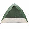 vidaXL Camping Tent met dak met opslag Groen 275 x 230 x 140 cm taft