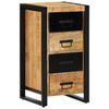 vidaXL Ladekast 40x40x90 cm massief ruw mangohout
