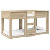 vidaXL Bunk Bed voor Kinderen Sonoma Eiken 80 x 200 cm Bewerkt hout