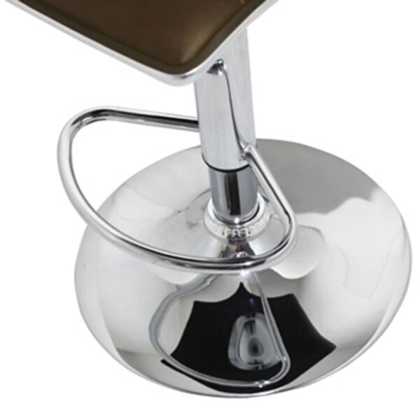 vidaXL Barstoelen 2 st kunstleer bruin