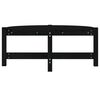 vidaXL Salontafel 87x48x35 cm massief grenenhout zwart