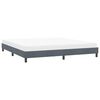 vidaXL Bedframe zonder matras 180x210 cm fluweel donkergrijs