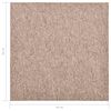 vidaXL Tapijttegels 20 st 5 m&sup2; 50x50 cm beige