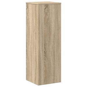 vidaXL Plantenstandaard 33x33x100 cm bewerkt hout sonoma eikenkleurig