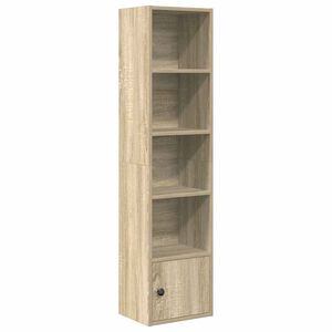 vidaXL Boekenkast 31x24x127 cm bewerkt hout sonoma eikenkleurig