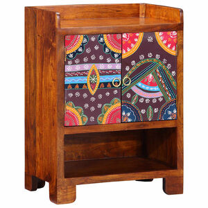 vidaXL Schoenenkast met plank Bruin 55 x 35 x 75 cm Massief Acaciahout