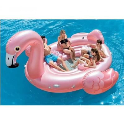 Intex Luchtbed Flamingo Party Island 57267EU