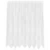 vidaXL Kantgordijn Wit 180 x 200 cm Polyester