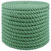 vidaXL Jute Touw 24 mm Groen 100% Tossa jute