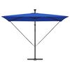 vidaXL Parasol Azurblauw 294 x 200 x 270 cm Polyester en Aluminium