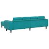 vidaXL Woonkamer Bank 3 pcs Turquoise