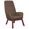 vidaXL Relaxstoel stof taupe