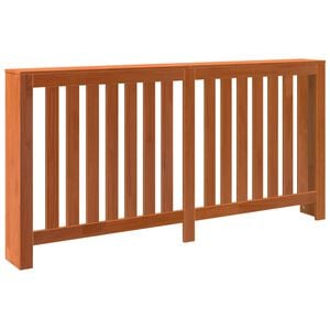 vidaXL Radiatorombouw 169x19x84 cm massief grenenhout wasbruin