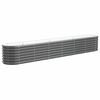 vidaXL Plantenbak 260x40x36 cm gegalvaniseerd staal antracietkleurig