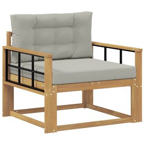 vidaXL Buiten Midden Sofa Polyester Wit