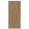 vidaXL Schoenenkast 80x39x178 cm bewerkt hout artisanaal eikenkleur
