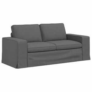 vidaXL Bank Donkergrijs 182 x 80 x 82 cm Stof