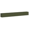 vidaXL Plantenbak 360x40x40 cm koudgewalst staal olijfgroen
