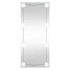 vidaXL Wandspiegel met LED's rechthoekig 40x80 cm glas