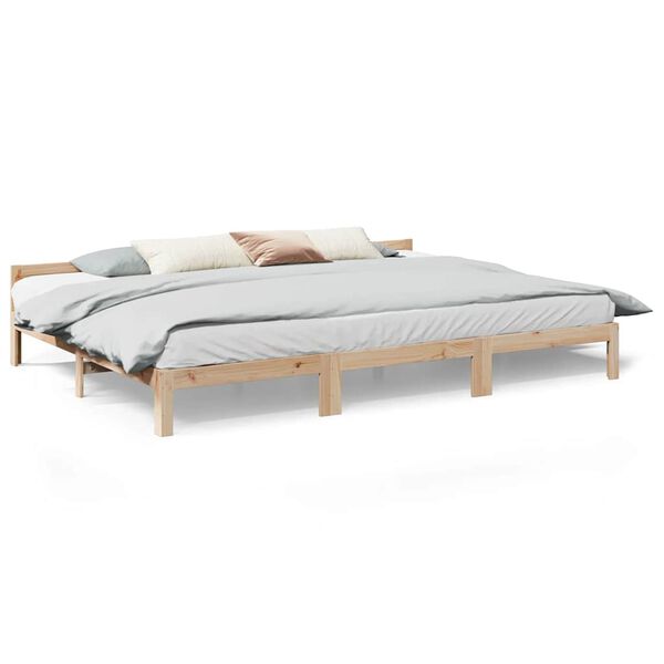 vidaXL Bedframe Family zonder matras 270x200 cm massief grenenhout