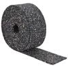 vidaXL Rubbergranulaatrol Zwart 500 x 12 x 0,8 cm Rubber