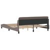 vidaXL Bedframe "Dover" stof taupe 180x200 cm