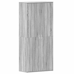vidaXL Schoenenkast Grijs Sonoma 80 x 39 x 178 cm Bewerkt hout