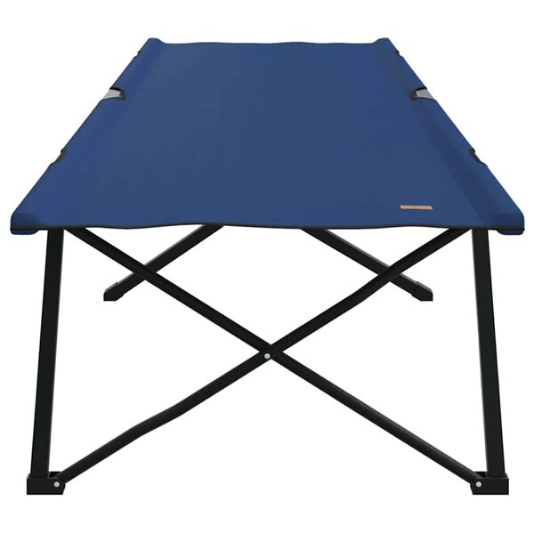 vidaXL Opvouwbaar Camping Bed Blauw 206 x 76 x 74 cm Oxford stof