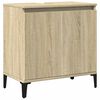 vidaXL Wastafelkast 58x33x60 cm bewerkt hout sonoma eikenkleurig