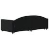 vidaXL Slaapbank met onderschuifbed 90x190 cm fluweel zwart