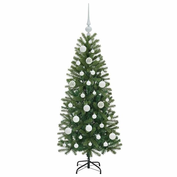 vidaXL Kunstkerstboom met 150 LED met standaard Groen 120 cm PE en PVC