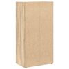 vidaXL Boekenkast 40x24x77 cm bewerkt hout sonoma eikenkleurig