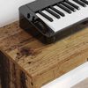 vidaXL Keyboardstand Oudhout 120 x 32 x 64 cm Bewerkt hout