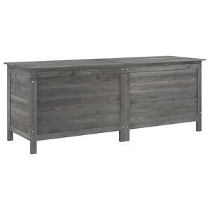 vidaXL Tuinbox 150x50x56,5 cm massief vurenhout antracietkleurig