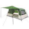 vidaXL Gezinstent met dak Groen 420 x 305 x 200 cm Polyester en staal