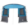 vidaXL Achterkleptent voor Caravan met dak Blauw 352 x 250 x 240 cm