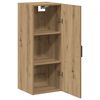 vidaXL Wandkast 34,5x34x90 cm bewerkt hout artisanaal eikenkleur