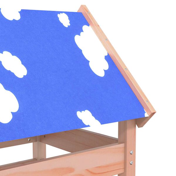 vidaXL Speeltoren Bruin 85 x 52,5 x 239 cm Massief Douglas hout